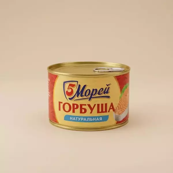 5 МОРЕЙ Горбуша натуральная 250гр. 1*24шт. №6 М