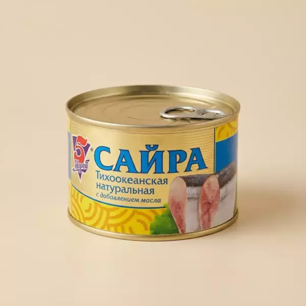 5 МОРЕЙ Сайра НДМ 250гр. 1*24шт. №6 М